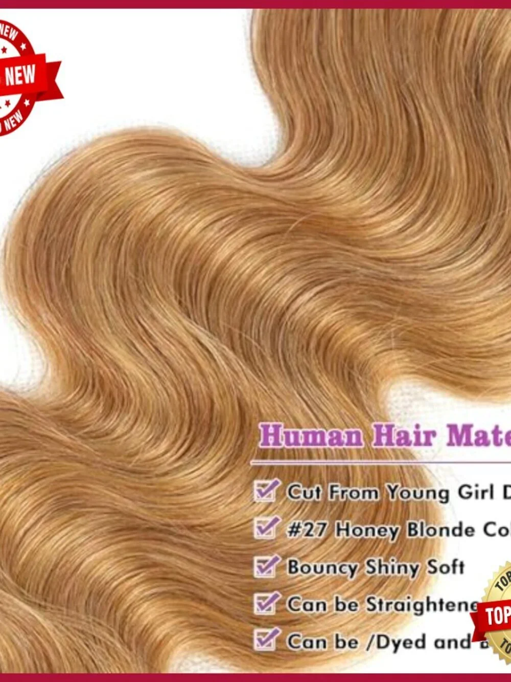 Human Hair Extensions 4 Bundles Body Wave 20-26 Inch Brazilian Virgin Hair